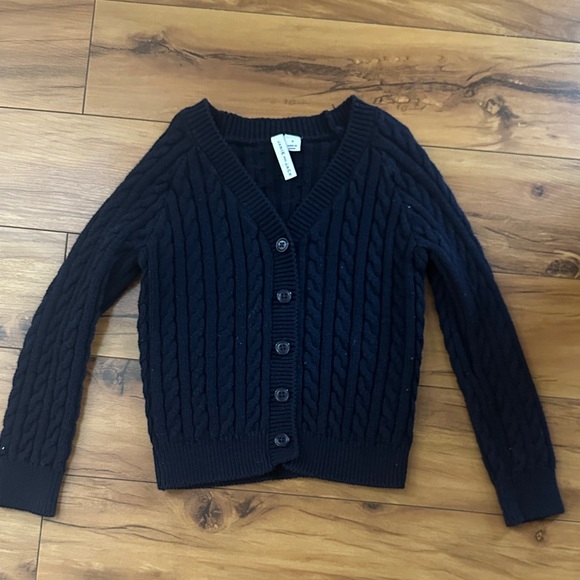 Janie and Jack Other - Janie and Jack girls 4T Navy Cable Knit Cardigan